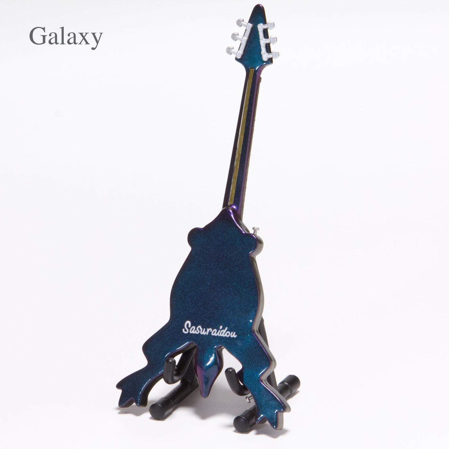 Electric guitar that's still a bit of a tadpole, not quite a frog yet: Jumping V